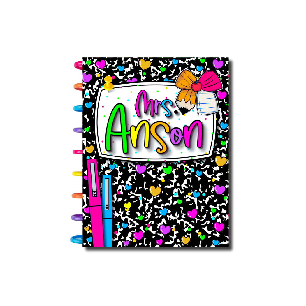 GRADEBOOK: Crazy Hearts Notebook