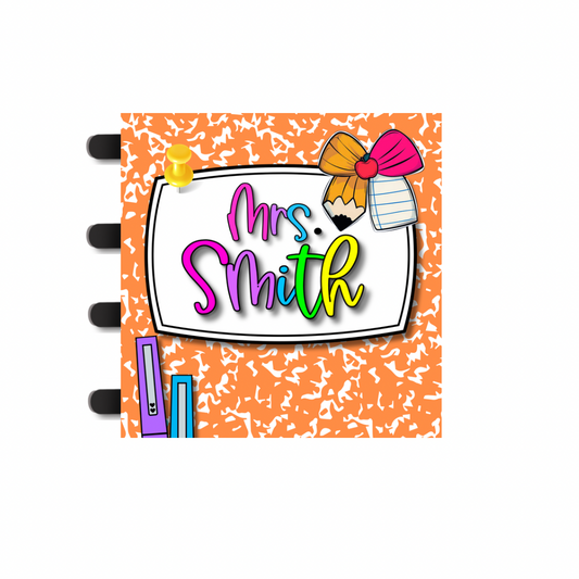 School Girl Bow- Orange