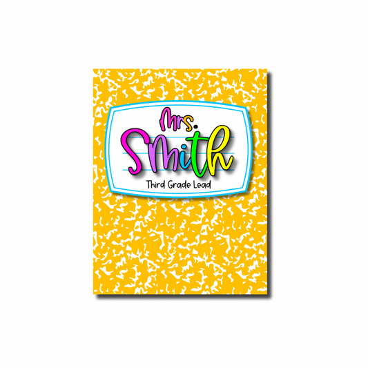 Notebook- Yellow
