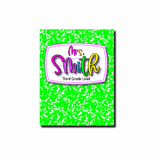 Notebook- Green